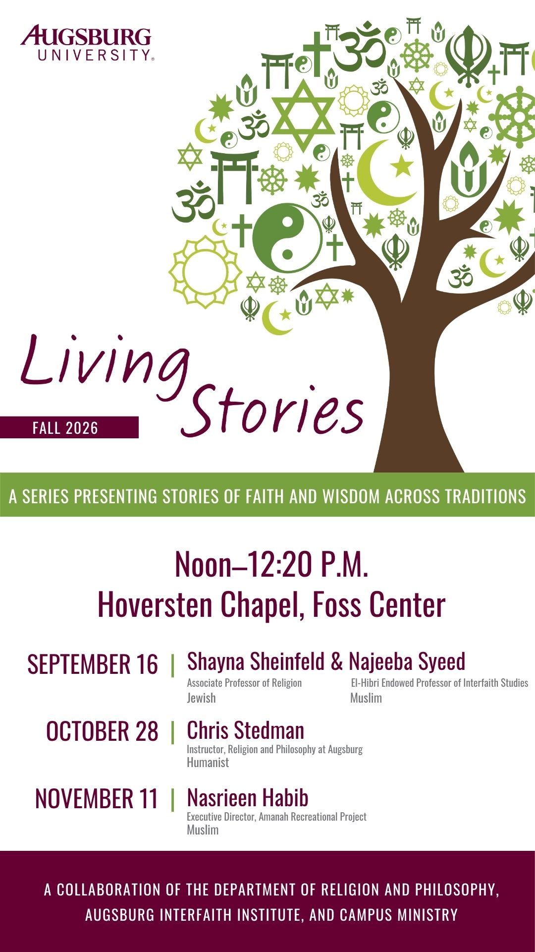 Living Stories Fall 2026